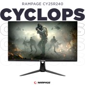 Resim Rampage Cyclops CY25R240 25 240Hz 1ms Boe Va Full Hd Hdr Freesync Rgb Pc Flat Oyuncu Monitörü 