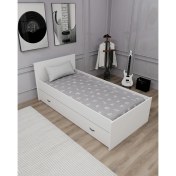 Resim Arnetti Sofia 90x190 Yatak Uyumlu 2 Kişilik Yavrulu Karyola, Beyaz - Sofia 