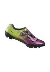 Resim Shimano Sh-rx800 Spd Mtb Bisikleti Ayakkabısı Mor/yeşil 46 Çok Renkli 