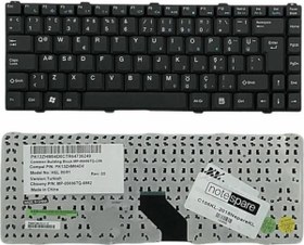 Resim Datron Aero TW7 Uyumlu Notebook Klavye Siyah TR 