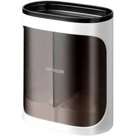 Resim 2 Sıralı Yapışkanlı Su Sebil Plastik Karton Bardak Tutucu Bardaklığı Dispenseri Bardaklık 1 