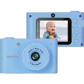 Resim Yifomall Çocuklar İçin 20mp 1080p Dijital Fotoğraf Makinesi, 8x Zoom Ve Çift Lens İle Oyun & Müzik Özellikli 
