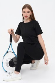 Resim Thermal GYM Sauna Fermuarlı Body & Premium Agraflı Sauna Tayt Takım 2013 – Termal İncelme ve Terletme Seti - L 