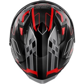 Resim Gıvı 50.9 Assault Siyah-Tıtanıum-Kırmızı Kask 