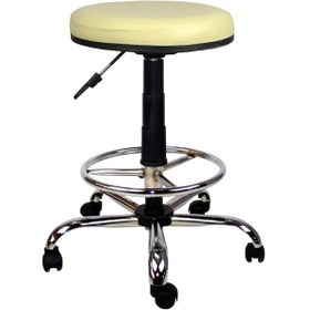 Resim Bürocci Metal Ayaklı Yüksek Tabure-Krem-2999T0115 