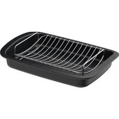 Resim Berghoff Leo Graphıte Çıkarılabilir Raflı Yapışmaz Grafit Izgara Güveç 42X28 cm 