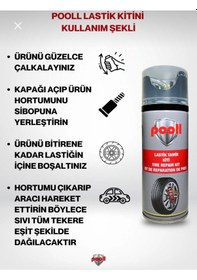 Resim Lastik Tamir Kiti Spreyi Köpüğü Acil Lastik Şişirme Kiti 400 Ml 