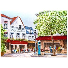 Resim Keskin 68*48 1000 Li Yapboz Köşedeki Kafe 