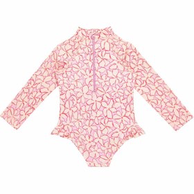 Resim Sand Mother Kız Çocuk UPF 50+ Uzun Kollu Mayo - Lilac Blossom Pembe - Pembe / 2-3 Yaş 