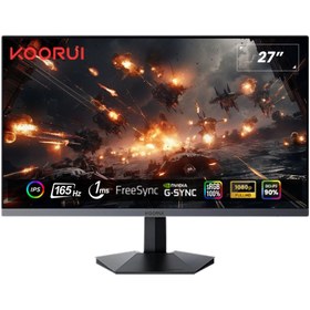 Resim Koorui 27" GN06 165Hz 1ms IPS FHD (HDMI, DisplayPort) Monitör Koorui 27" GN06 165Hz 1ms IPS FHD (HDMI, DisplayPort) Monitör - 2 Yıl Garantili - Sıfır Ürün