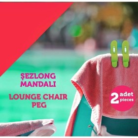 Resim Boldy 2'li Plaj Mandalı - Şezlong Mandalı-havlu Mandalı-havlu Sabitleyici-plaj Havlu Mandalı-sahil Mandalı 