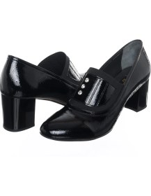 Resim Costo Shoes 58974 Siyah Rugan Büyük Numara Abiye Kadın Ayakkabı 