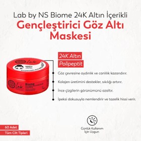Resim Lab by NS Biome 24K Altın İçerikli Gençleştirici Göz Altı Maskesi (60 Adet) 