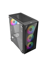 Resim Powerboost Pb-p711b Usb 3.0 Mesh Argb Fanlı Gaming Kasa 