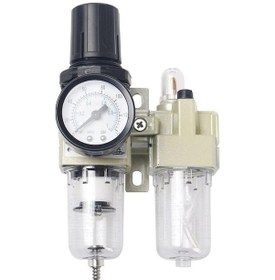 Resim Ac5010-06 İkili Pnömatik Şartlandırıcı Kare Tip 3/4 