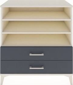 Resim Hyperion Şifonyer 3 Raflı 2 Çekmeceli 88x44x96 Aytaşı-antrasit Aytaşı 