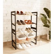 Resim 4 Katlı Ahşap Ayakkabılık 