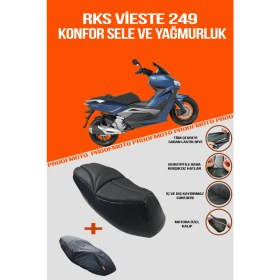 Resim PROOFMOTO RKS Vieste 249 Konfor Sele ve Yağmurluk Kılıf 