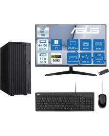 Resim Asus Expertcenter P500MV Intel® Core™ Ultra 7 240H 5.2ghz Aı 64GB Ddr5 1tb SSD 23.8"120Hz 6GB/RTX3050 WIN11HOME Mini Tower Masaüstü Bilgisayar D724016512B0D23H23+ZETTAUSBBELLEK 