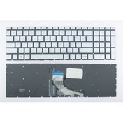 Resim HP Uyumlu 15-Da, 15-Dk, 15-Cx, 15-Db, 15-Cw, 15-Dw Klavye Silver Led Bac 127140104089 