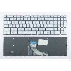 Resim HP Uyumlu 15-Da, 15-Dk, 15-Cx, 15-Db, 15-Cw, 15-Dw Klavye Silver Led Bac 127140104089 