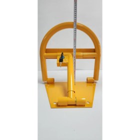 Resim Oval Çelik Kilitli Otopark Bariyeri | Yatar U Tip Park Demiri 