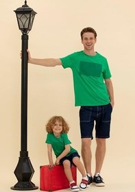 Resim Bisiklet Yaka Erkek T-shirt 