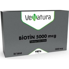 Resim Venatura Biotin 5000 Mcg 30 Tablet 