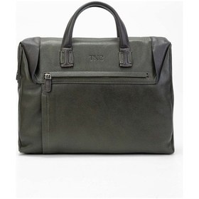 Resim Tamer Tanca Erkek Hakiki Deri Kestane/yeşil El Çantası 147 1156 Erk Canta Sk23/24 Kstn Arsl/ysl Arsl Kahverengi - Yeşil 