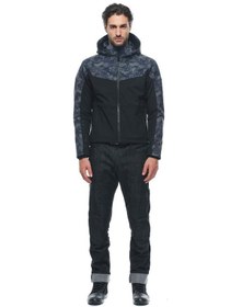 Resim Dainese Ignite Tex Ceket Siyah Camo Gri 