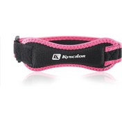 Resim Teltree Kırmızı Nilon Patella Koruyucu Kayış - Ventileli, 19.5x6cm, 38g - Diz Koruması Gül 