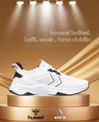 Resim hummel Beyaz-siyah Memory Foam Hafif Esnek Erkek Spor Ayakkabı Hml Cora 
