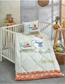 Resim Komfort Home Ranforce Bebek Yorgan Seti Pamuk / V17 