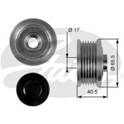 Resim Gates-Oap7032 Alternatör Kasnagi Rulmanli Doblo-Grande Punto 1.9 514685227 