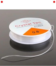 Resim NETWORK ART Şeffaf Likralı Misina İp - 0.8 mm 