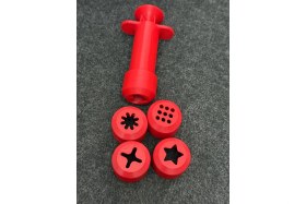 Resim Feyza Design Çocuklar Için Şırınga Şeklinde Oyun Hamuru Şekillendirme Seti 