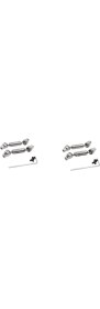 Resim Smooth12 WPL için 2x 1/10 C74 1/16 RC Araç Parçaları ve Aksesuarları Metal Yükseltme Ön ve Arka Sürücü Şaftları Siyah (Yurt Dışından) 