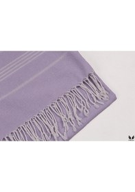 Resim Pega Sultan Peştamal %100 Koton Lila Plaj Havlusu 90 x 170 CM 