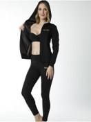 Resim FİTFORMGİYİM Sauna Unisex Ince Kapşonlu Egzersiz Ve Spor Takım 