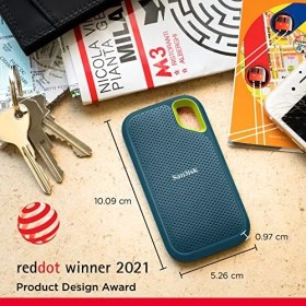 Resim Sandisk Sandısk Extreme Taşınabilir SSD 8 Tb (1050 Mb/s'ye Kadar Okuma, 1.000 Mb/s'ye Kadar Yazma, Usb-C, Nvme Katı Hal Performansı, Toz ve Suya Dayanıklılık Için IP65, Aygıt Yazılımı) Monterey 