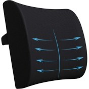 Resim Kumaşlı Medikal Orotpedik Bel ve Sırt Minderi, Sandalye Yastığı 