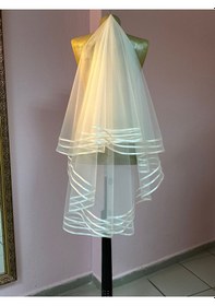 Resim 95 Cm Boyunda 3 Sıra Biyeli Duvak 