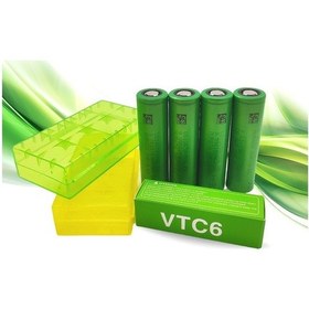 Resim Sony Vtc6 18650 3.7V 3000 Mah Li-Ion Şarjlı Pil 4 Adet 2Ad Kutu 