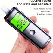 Resim 2’si 1 Arada Alkol Test Cihazı, Şoförler İçin Otomatik Üfleme ile Şarj Edilebilir Çift Modlu Kişisel Kullanım Alkolektrometre 