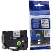 Resim photo print Brother P-touch Muadili Beyaz Etiket 24 Mm Tze-tape Aze251 