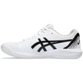 Resim Asics GEL-DEDICATE 8 Beyaz Erkek Tenis Ayakkabısı 1041A408-101 Beyaz 