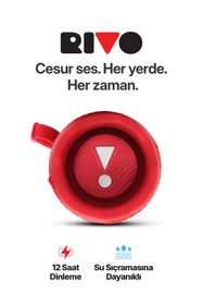 Resim Powerway Rivo Siyah Taşınabilir Bluetooth Kablosuz Hoparlör 12 Saat Oynatma Çoklu Bağlantı 