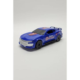 Resim Mrç Kaptan Amerika Işıklı Sesli Robot Araba 