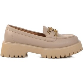 Resim Aspor Bej Kadın Loafer Ayakkabı Çok Renkli 