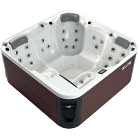 Resim SPA Jakuzi | 200x200cm | 5 Kişilik | Sanacryl - 200x200 / Antrasit / 5 Kişilik 